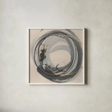 Blurred I by Chris Paschke. Shown in a crisp white glass frame for a clean and minimalist style. Available as an archival giclee rolled canvas, fine art paper, or poster print. SKU 83781a.