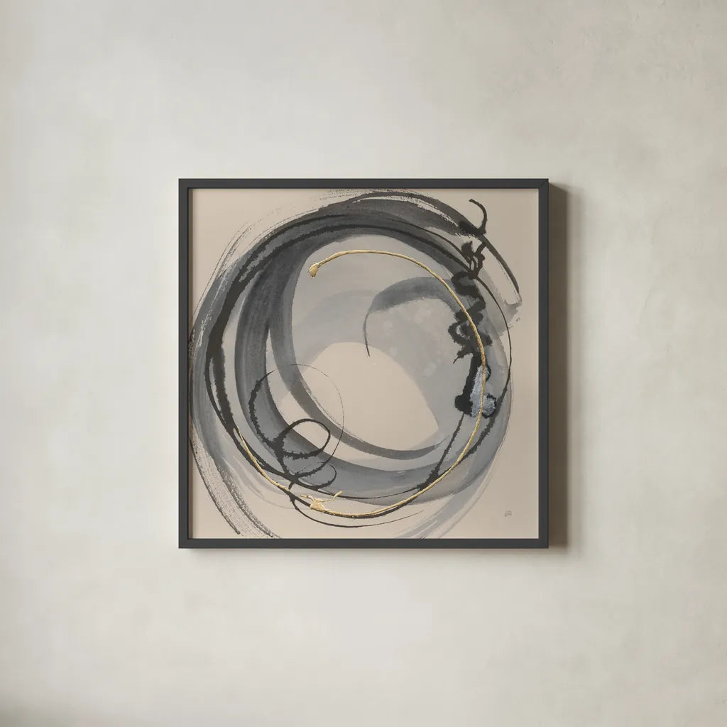 Blurred II by Chris Paschke. Shown in a sleek black glass frame for a contemporary gallery look. Available as an archival giclee rolled canvas, fine art paper, or poster print. SKU 83782a.