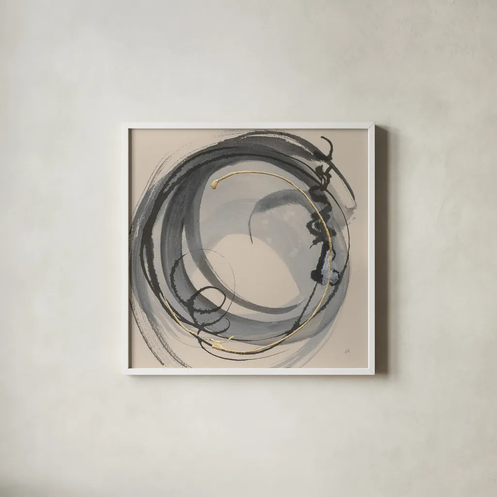 Blurred II by Chris Paschke. Shown in a crisp white glass frame for a clean and minimalist style. Available as an archival giclee rolled canvas, fine art paper, or poster print. SKU 83782a.