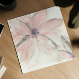 Blush Clematis II by Chris Paschke. Shown as a detailed flat fine art print, highlighting archival giclee quality. Available as an archival giclee rolled canvas, fine art paper, or poster print. SKU 33993a.