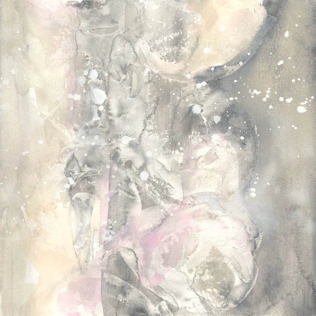 Blushing Snowflakes I by Chris Paschke. SKU 35263a. Archival Giclee Fine art print for wall decor.