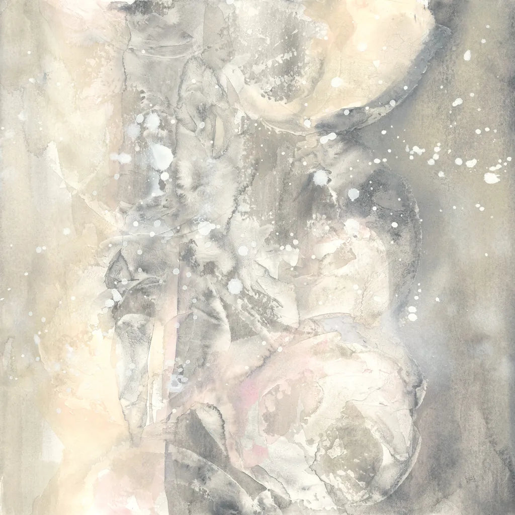 Blushing Snowflakes I v2 by Chris Paschke. SKU 44862a. Archival Giclee Fine art print for wall decor.