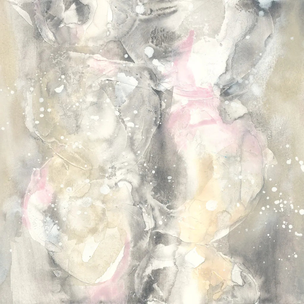 Blushing Snowflakes II by Chris Paschke. SKU 35264a. Archival Giclee Fine art print for wall decor.