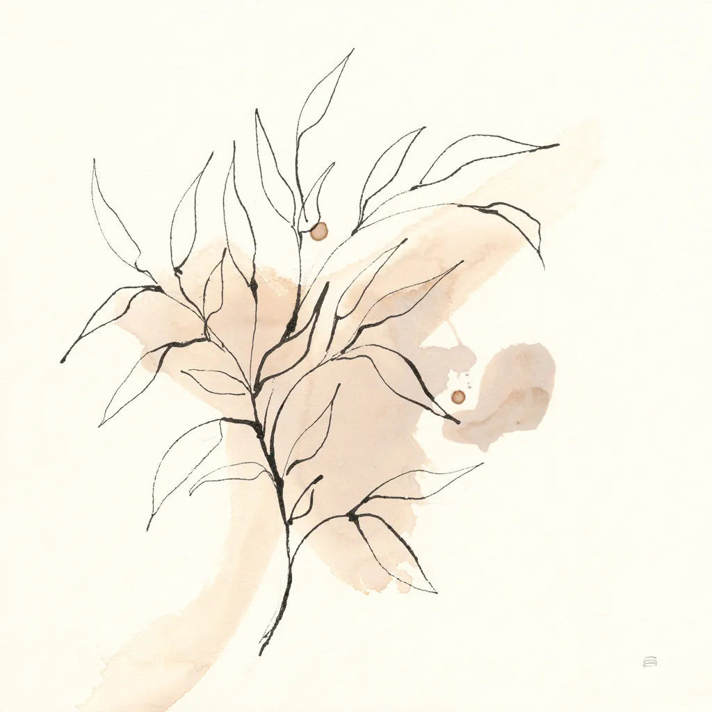 Boho Botanical III by Chris Paschke. SKU 89520a. Archival Giclee Fine art print for wall decor.