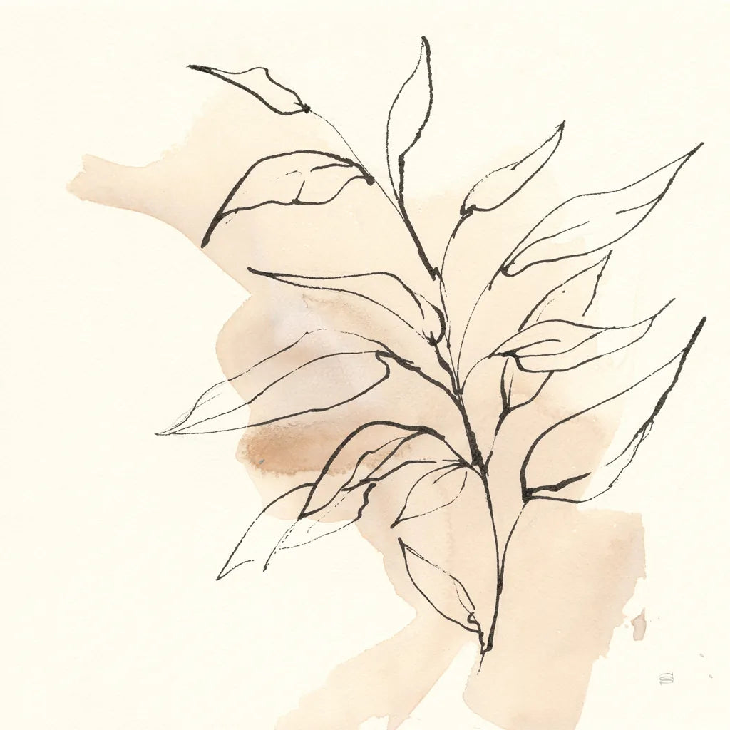 Boho Botanical V by Chris Paschke. SKU 89522a. Archival Giclee Fine art print for wall decor.