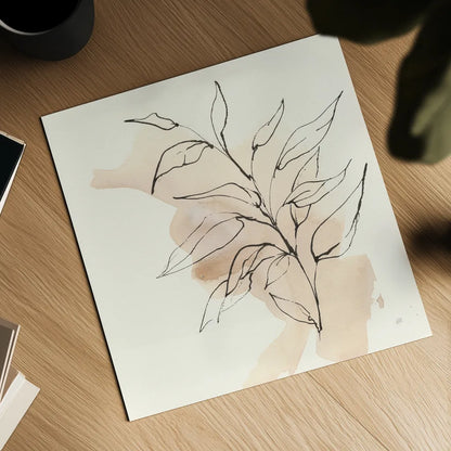 Boho Botanical V by Chris Paschke. Shown as a detailed flat fine art print, highlighting archival giclee quality. Available as an archival giclee rolled canvas, fine art paper, or poster print. SKU 89522a.