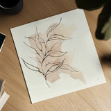 Boho Botanical VI by Chris Paschke. Shown as a detailed flat fine art print, highlighting archival giclee quality. Available as an archival giclee rolled canvas, fine art paper, or poster print. SKU 89523a.