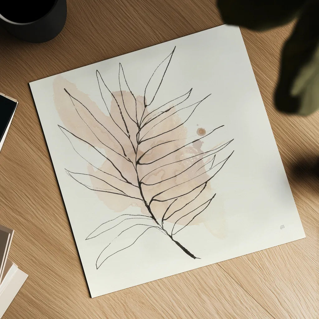 Boho Botanical VII by Chris Paschke. Shown as a detailed flat fine art print, highlighting archival giclee quality. Available as an archival giclee rolled canvas, fine art paper, or poster print. SKU 89524a.