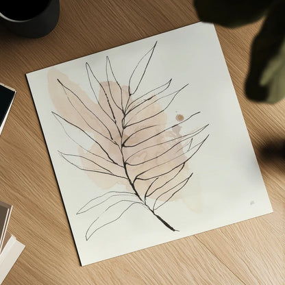 Boho Botanical VII by Chris Paschke. Shown as a detailed flat fine art print, highlighting archival giclee quality. Available as an archival giclee rolled canvas, fine art paper, or poster print. SKU 89524a.