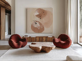 Boho II by Chris Paschke. Shown as extra-large giant wall art in a modern living room. Available as an archival giclee rolled canvas, fine art paper, or poster print. SKU 83784a.