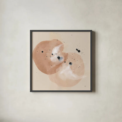 Boho III by Chris Paschke. Shown in a sleek black glass frame for a contemporary gallery look. Available as an archival giclee rolled canvas, fine art paper, or poster print. SKU 83785a.