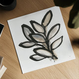 Bold Leaves I by Chris Paschke. Shown as a detailed flat fine art print, highlighting archival giclee quality. Available as an archival giclee rolled canvas, fine art paper, or poster print. SKU 92777a.