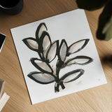 Bold Leaves II by Chris Paschke. Shown as a detailed flat fine art print, highlighting archival giclee quality. Available as an archival giclee rolled canvas, fine art paper, or poster print. SKU 92778a.