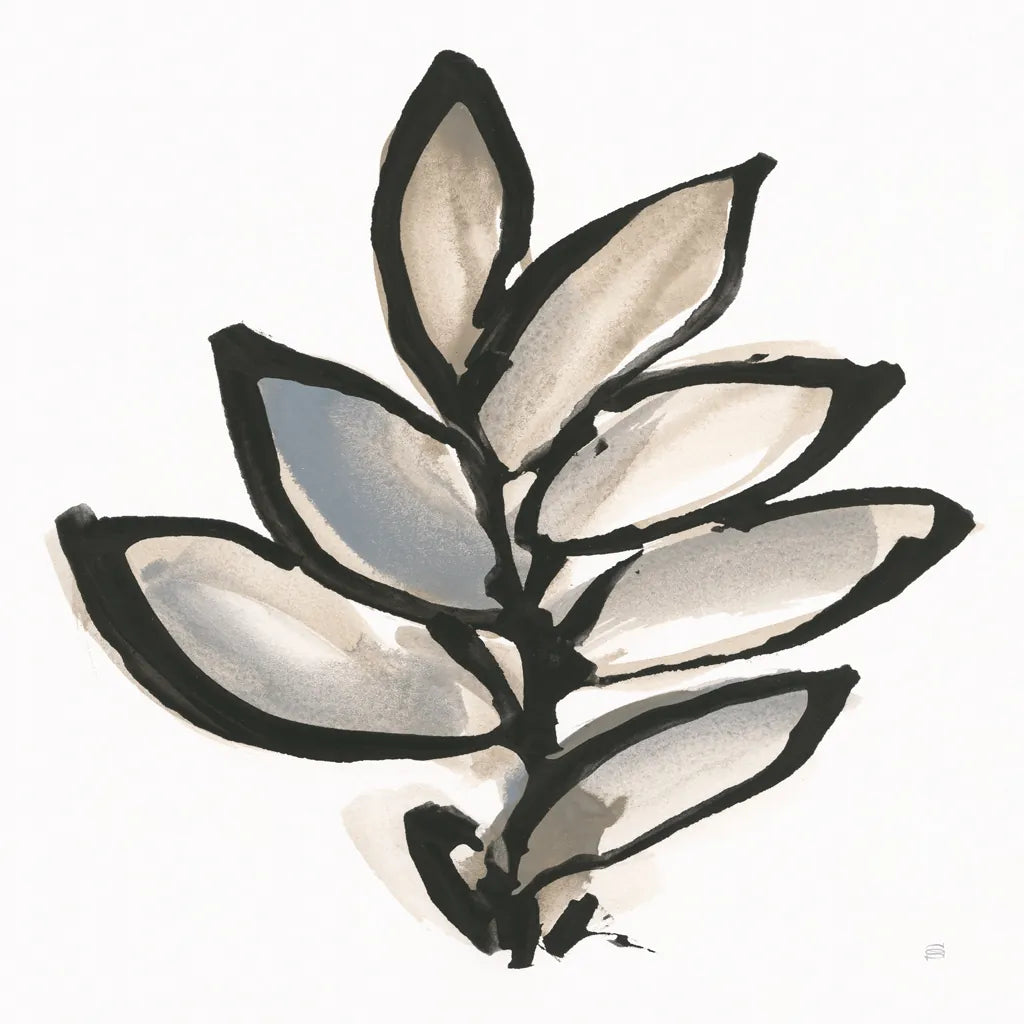 Bold Leaves III by Chris Paschke. SKU 92779a. Archival Giclee Fine art print for wall decor.