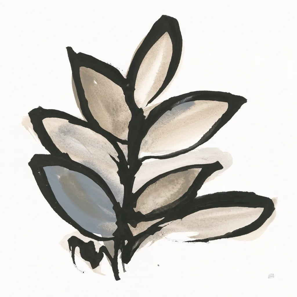 Bold Leaves IV by Chris Paschke. SKU 92780a. Archival Giclee Fine art print for wall decor.