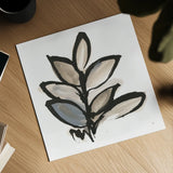 Bold Leaves IV by Chris Paschke. Shown as a detailed flat fine art print, highlighting archival giclee quality. Available as an archival giclee rolled canvas, fine art paper, or poster print. SKU 92780a.