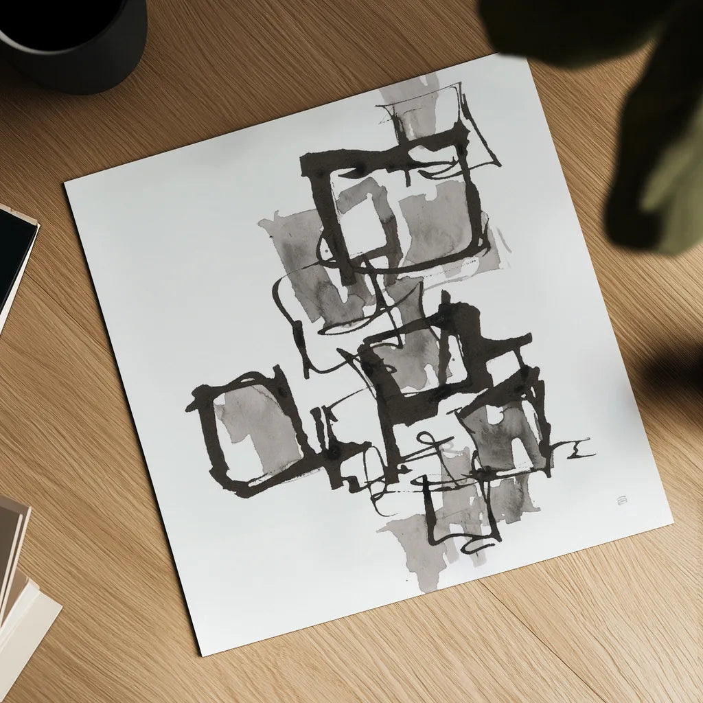 Boxed In I by Chris Paschke. Shown as a detailed flat fine art print, highlighting archival giclee quality. Available as an archival giclee rolled canvas, fine art paper, or poster print. SKU 66203a.