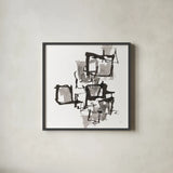 Boxed In I by Chris Paschke. Shown in a sleek black glass frame for a contemporary gallery look. Available as an archival giclee rolled canvas, fine art paper, or poster print. SKU 66203a.