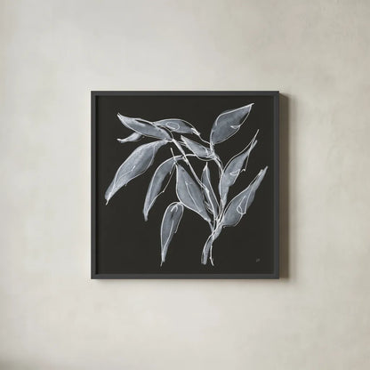 Branch II by Chris Paschke. Shown in a sleek black glass frame for a contemporary gallery look. Available as an archival giclee rolled canvas, fine art paper, or poster print. SKU 73595a.