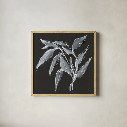 Branch II by Chris Paschke. Shown in a natural wood glass frame for a timeless modern aesthetic. Available as an archival giclee rolled canvas, fine art paper, or poster print. SKU 73595a.