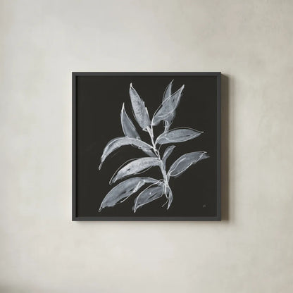 Branch IV by Chris Paschke. Shown in a sleek black glass frame for a contemporary gallery look. Available as an archival giclee rolled canvas, fine art paper, or poster print. SKU 73597a.