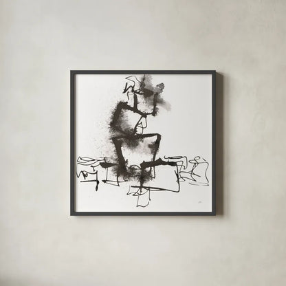 Breaking Out I by Chris Paschke. Shown in a sleek black glass frame for a contemporary gallery look. Available as an archival giclee rolled canvas, fine art paper, or poster print. SKU 66205a.