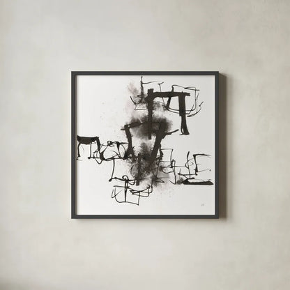 Breaking Out II by Chris Paschke. Shown in a sleek black glass frame for a contemporary gallery look. Available as an archival giclee rolled canvas, fine art paper, or poster print. SKU 66206a.