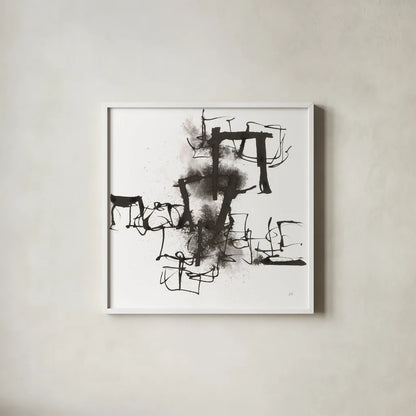 Breaking Out II by Chris Paschke. Shown in a crisp white glass frame for a clean and minimalist style. Available as an archival giclee rolled canvas, fine art paper, or poster print. SKU 66206a.