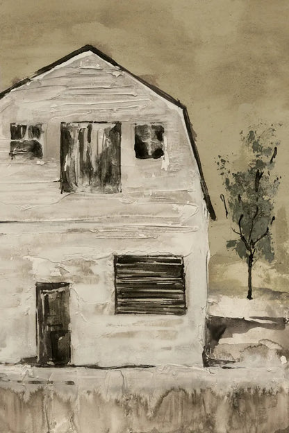 Brown Barn VI by Chris Paschke. SKU 85031h. Archival Giclee Fine art print for wall decor.