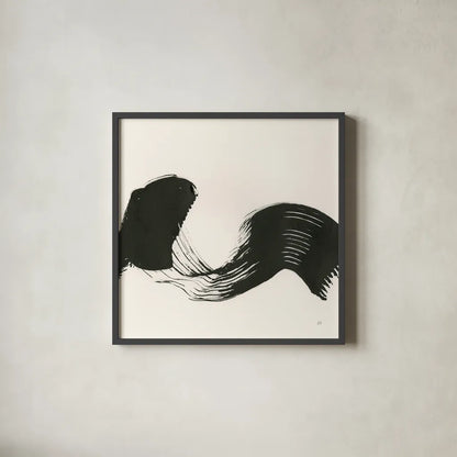 Brushed I by Chris Paschke. Shown in a sleek black glass frame for a contemporary gallery look. Available as an archival giclee rolled canvas, fine art paper, or poster print. SKU 79471a.