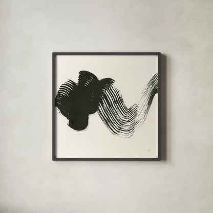 Brushed II by Chris Paschke. Shown in a sleek black glass frame for a contemporary gallery look. Available as an archival giclee rolled canvas, fine art paper, or poster print. SKU 79472a.