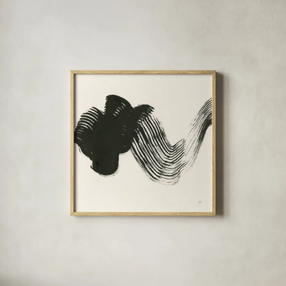 Brushed II by Chris Paschke. Shown in a natural wood glass frame for a timeless modern aesthetic. Available as an archival giclee rolled canvas, fine art paper, or poster print. SKU 79472a.