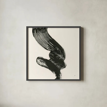 Brushed III by Chris Paschke. Shown in a sleek black glass frame for a contemporary gallery look. Available as an archival giclee rolled canvas, fine art paper, or poster print. SKU 79473a.