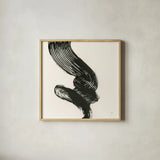 Brushed III by Chris Paschke. Shown in a natural wood glass frame for a timeless modern aesthetic. Available as an archival giclee rolled canvas, fine art paper, or poster print. SKU 79473a.