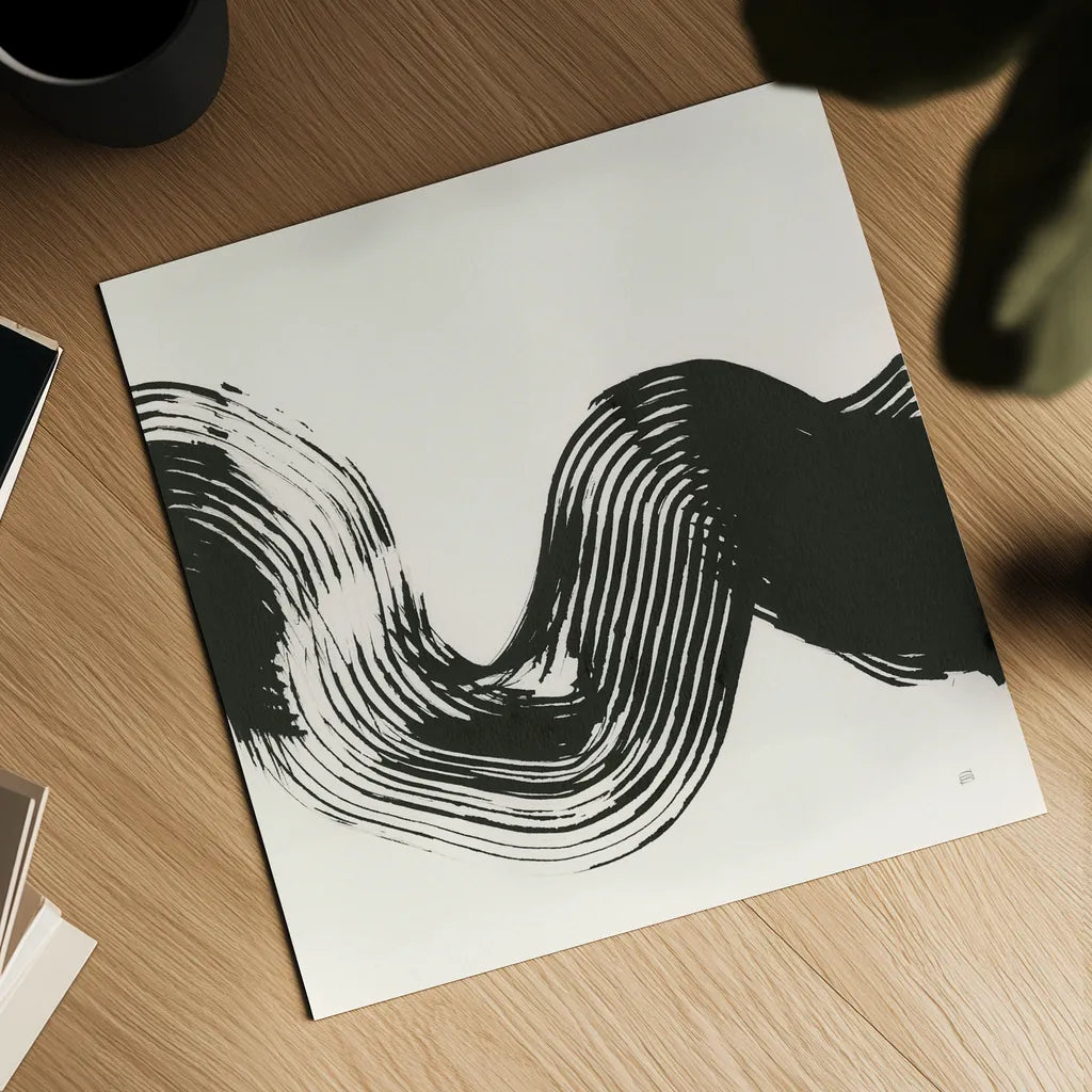 Brushed V by Chris Paschke. Shown as a detailed flat fine art print, highlighting archival giclee quality. Available as an archival giclee rolled canvas, fine art paper, or poster print. SKU 79475a.