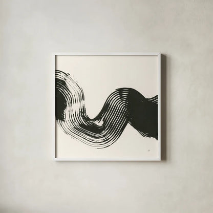 Brushed V by Chris Paschke. Shown in a crisp white glass frame for a clean and minimalist style. Available as an archival giclee rolled canvas, fine art paper, or poster print. SKU 79475a.