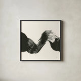 Brushed VI by Chris Paschke. Shown in a sleek black glass frame for a contemporary gallery look. Available as an archival giclee rolled canvas, fine art paper, or poster print. SKU 79476a.