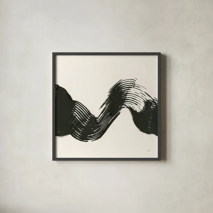 Brushed VI by Chris Paschke. Shown in a sleek black glass frame for a contemporary gallery look. Available as an archival giclee rolled canvas, fine art paper, or poster print. SKU 79476a.