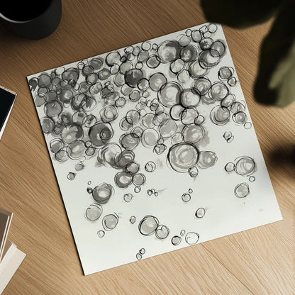 Bubbles IV by Chris Paschke. Shown as a detailed flat fine art print, highlighting archival giclee quality. Available as an archival giclee rolled canvas, fine art paper, or poster print. SKU 41836a.