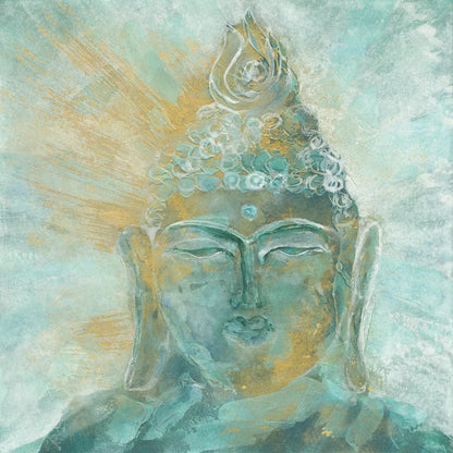 Buddha Bright I by Chris Paschke. SKU 48022a. Archival Giclee Fine art print for wall decor.