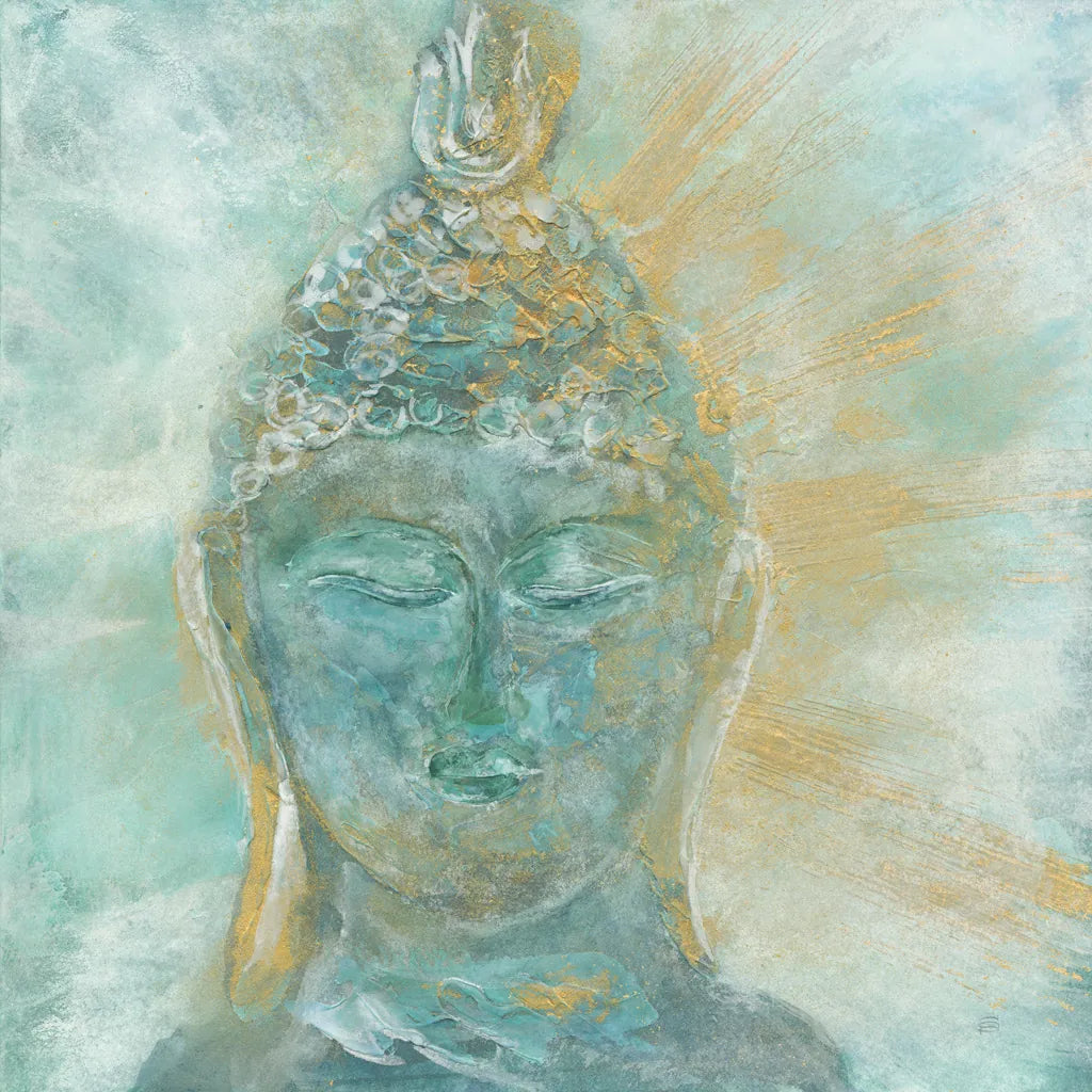 Buddha Bright II by Chris Paschke. SKU 48023a. Archival Giclee Fine art print for wall decor.