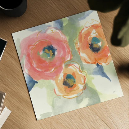 Buttercup II by Chris Paschke. Shown as a detailed flat fine art print, highlighting archival giclee quality. Available as an archival giclee rolled canvas, fine art paper, or poster print. SKU 45471a.