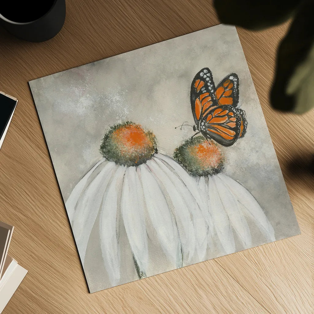 Butterflies are Free II by Chris Paschke. Shown as a detailed flat fine art print, highlighting archival giclee quality. Available as an archival giclee rolled canvas, fine art paper, or poster print. SKU 48037a.