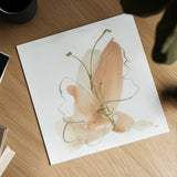 Butterfly Flower II by Chris Paschke. Shown as a detailed flat fine art print, highlighting archival giclee quality. Available as an archival giclee rolled canvas, fine art paper, or poster print. SKU 78867a.