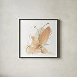 Butterfly Flower II by Chris Paschke. Shown in a sleek black glass frame for a contemporary gallery look. Available as an archival giclee rolled canvas, fine art paper, or poster print. SKU 78867a.