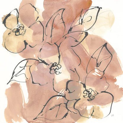 Cashmere Florals II by Chris Paschke. SKU 75929a. Archival Giclee Fine art print for wall decor.
