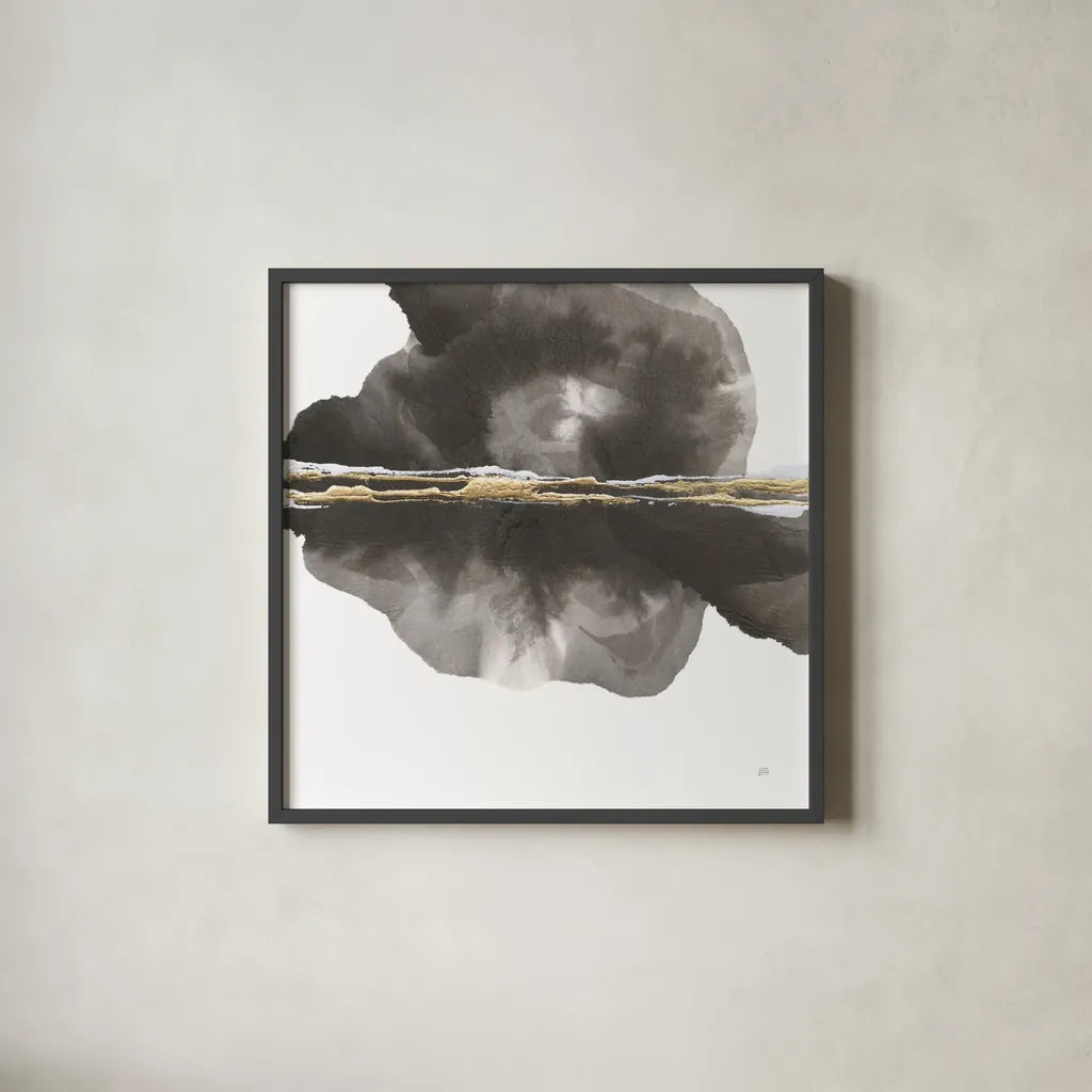 Casting Shadows by Chris Paschke. Shown in a sleek black glass frame for a contemporary gallery look. Available as an archival giclee rolled canvas, fine art paper, or poster print. SKU 74360a.