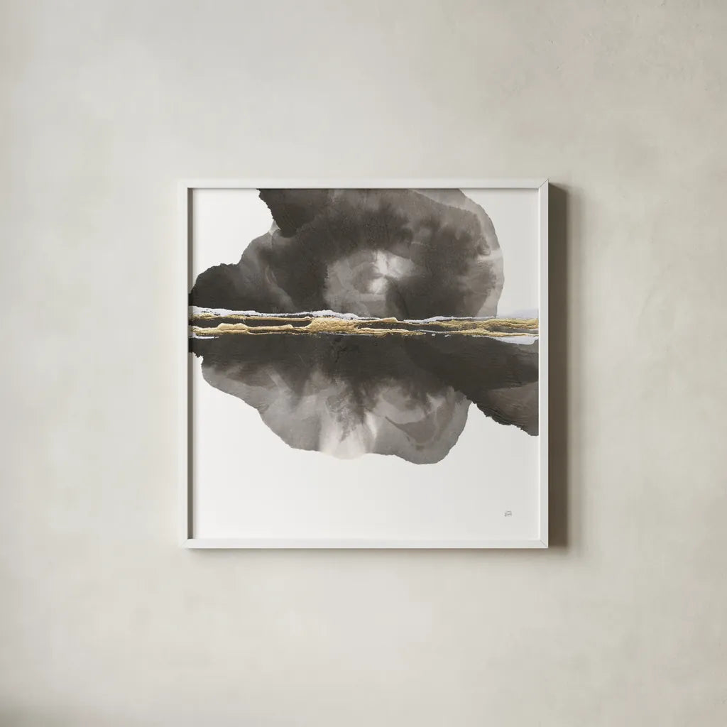 Casting Shadows by Chris Paschke. Shown in a crisp white glass frame for a clean and minimalist style. Available as an archival giclee rolled canvas, fine art paper, or poster print. SKU 74360a.