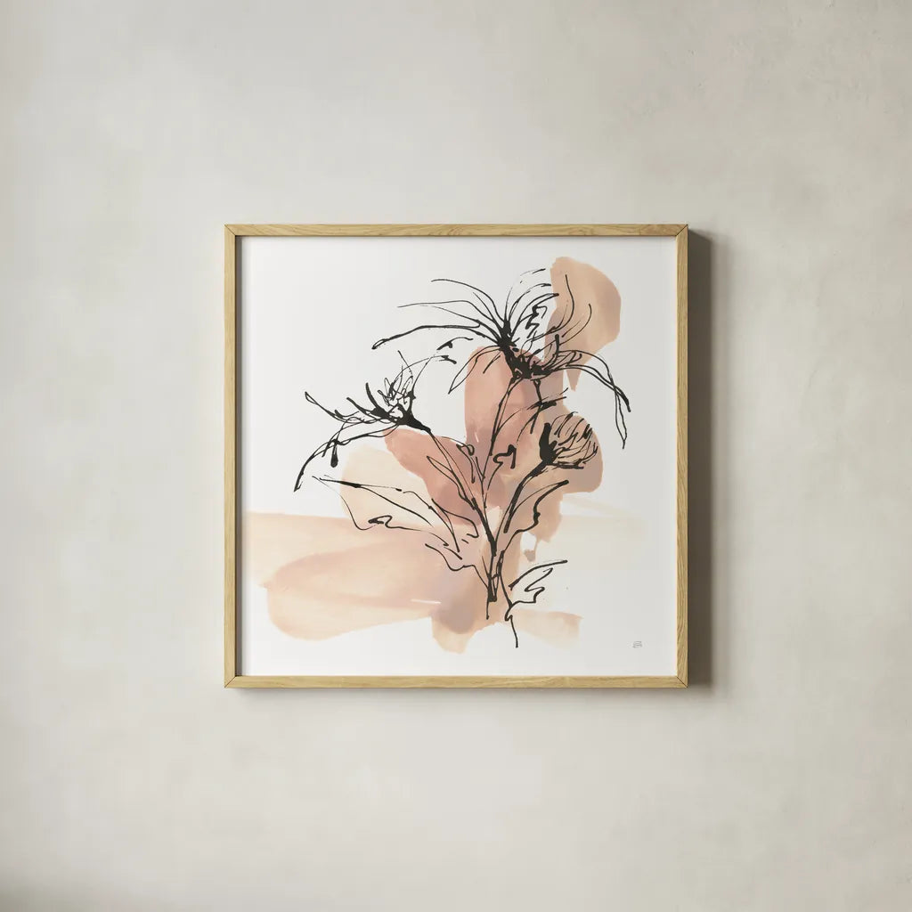 Cave Mum I by Chris Paschke. Shown in a natural wood glass frame for a timeless modern aesthetic. Available as an archival giclee rolled canvas, fine art paper, or poster print. SKU 85761a.