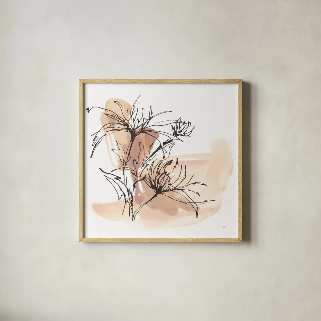 Cave Mum II by Chris Paschke. Shown in a natural wood glass frame for a timeless modern aesthetic. Available as an archival giclee rolled canvas, fine art paper, or poster print. SKU 85762a.